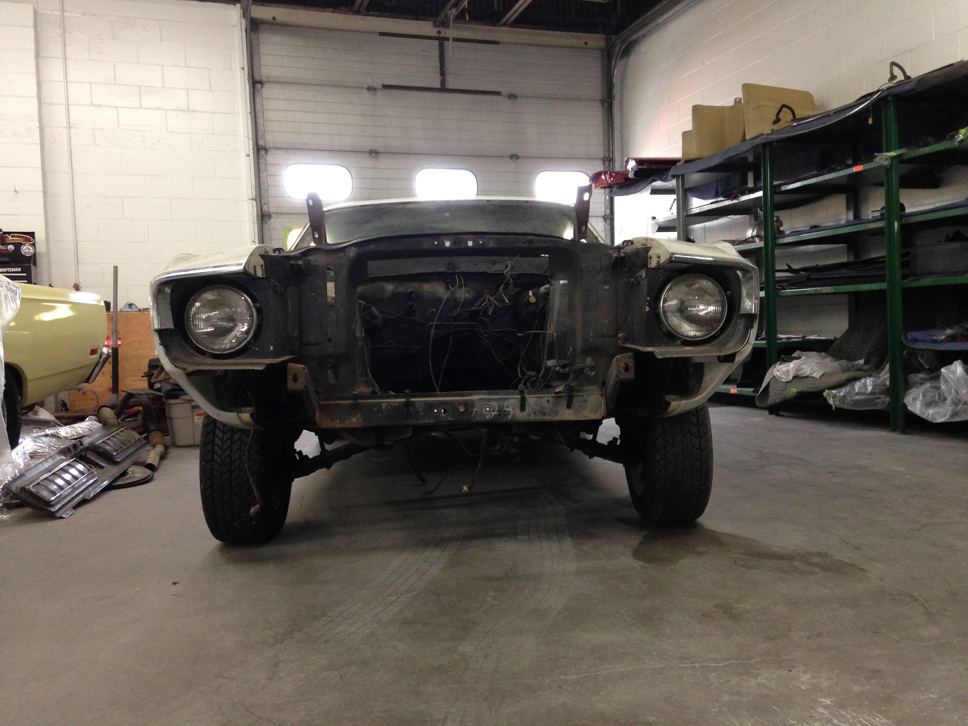 70 Mustang before picture